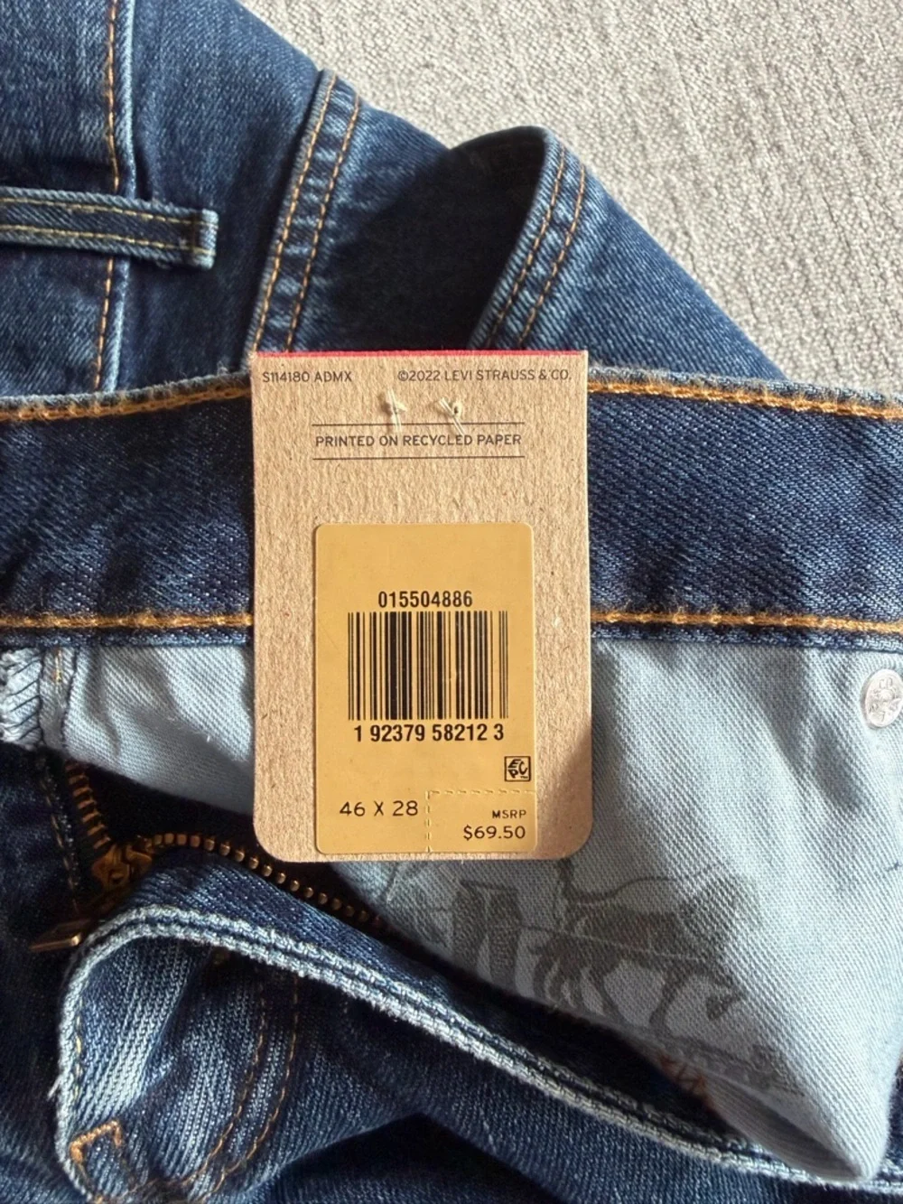 Levi’s 550 RELAXED FIT MEN'S JEANS (BIG & TALL) 46X28